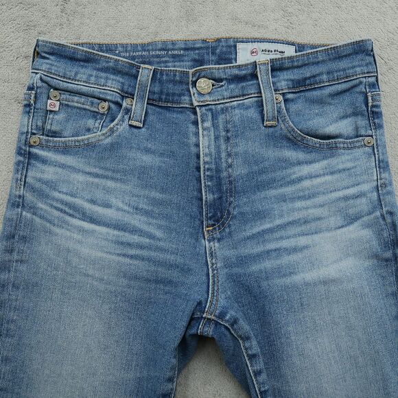 Adriano Goldschmied AG Women's 27R High-Rise Farrah Skinny Ankle 28.5" Inseam - Picture 10 of 16